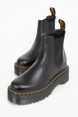 2976 Smooth Leather Platform Chelsea Boots