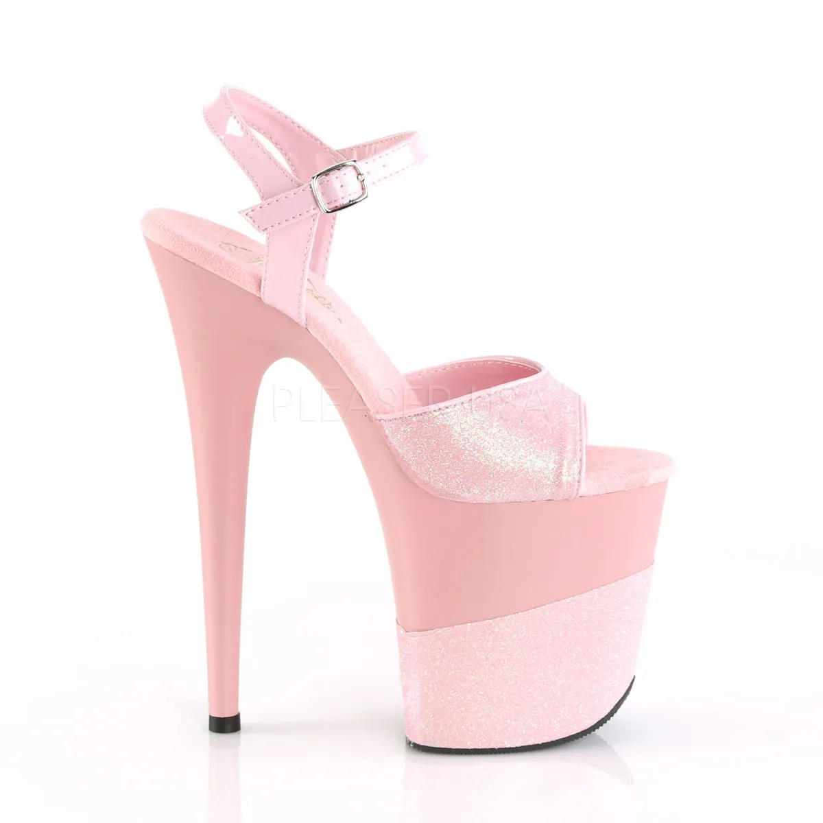 8 Inch Baby Pink Platform Heels ( Flamingo 809-2G )