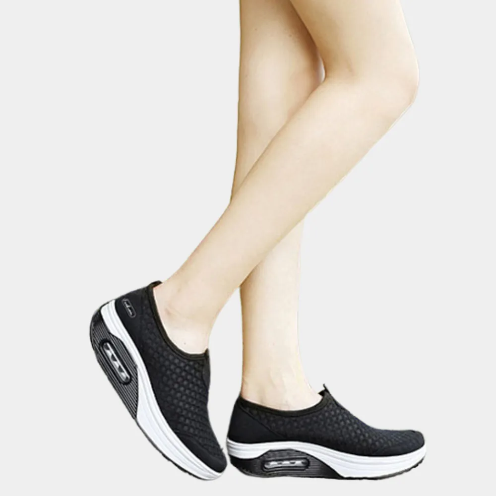 Ademende Sneakers | Vrouwen Sleehak Sneakers