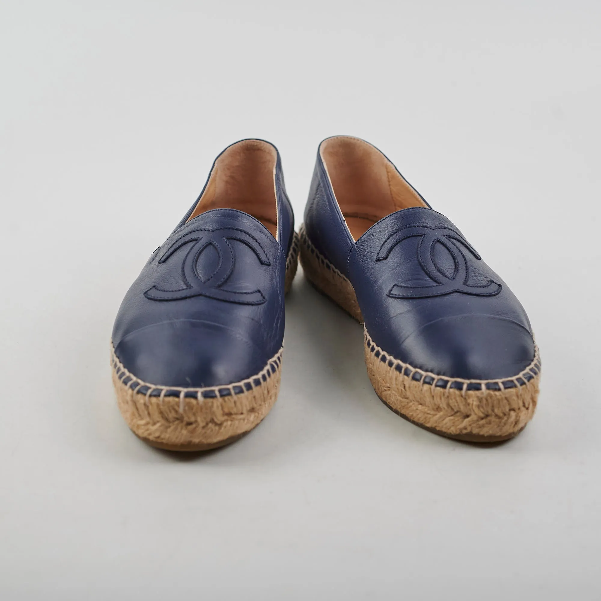 Chanel Espadrilles Navy Size 36