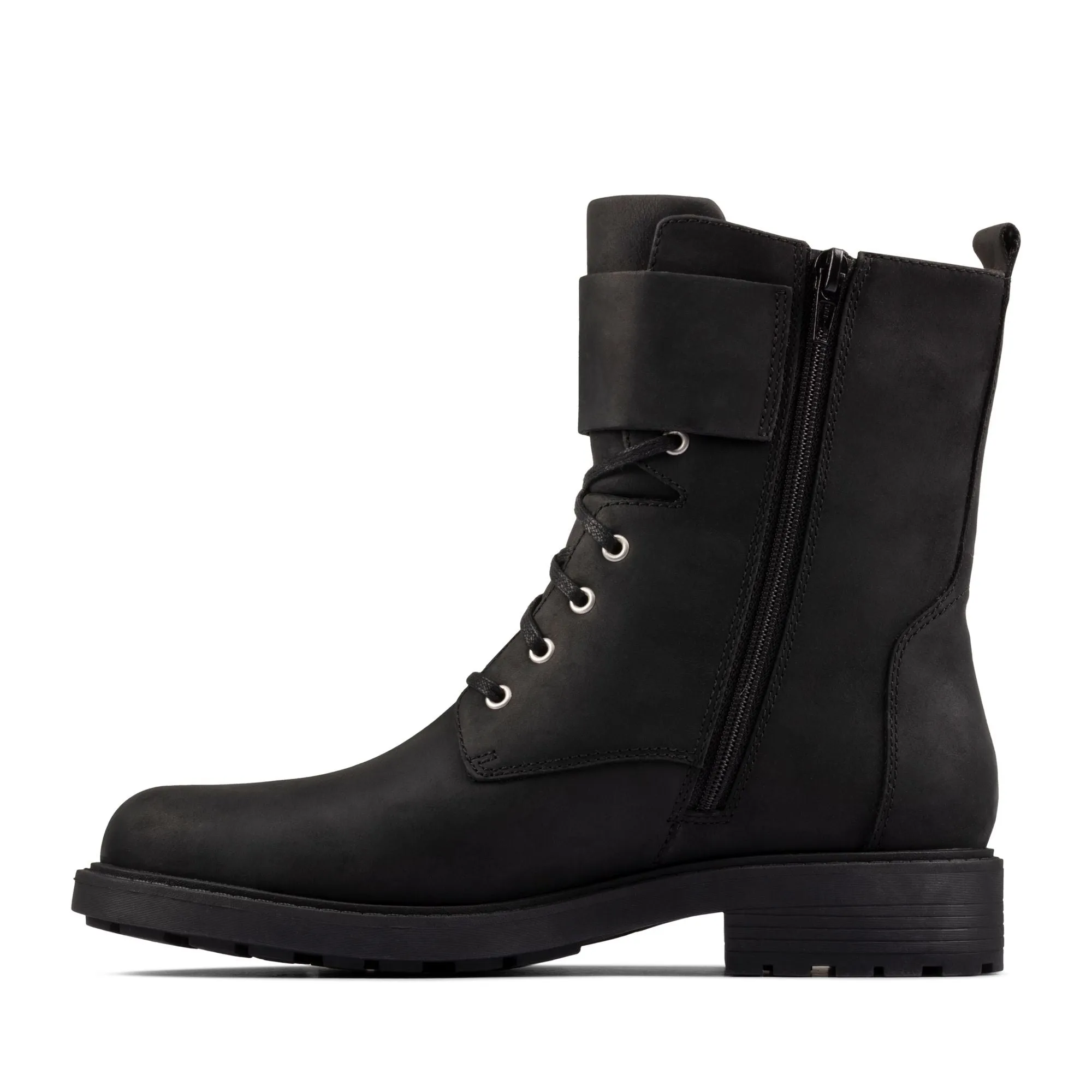 Clarks Boots -  Orinoco 2 Lace Black Leather