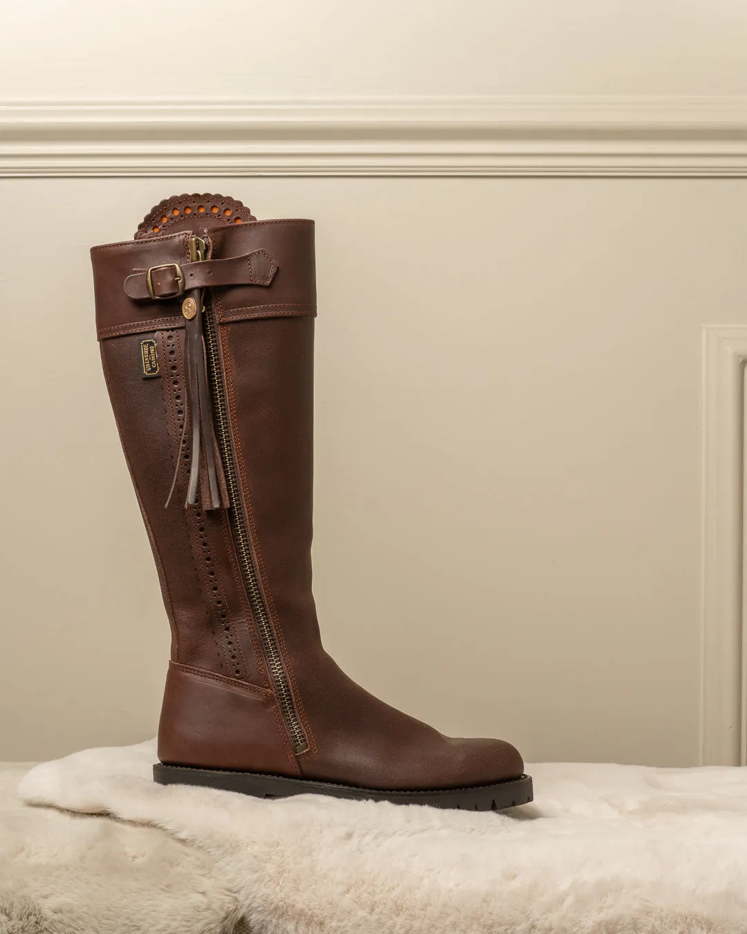 Classic Spanish Riding Boots Vibram Tread Sole