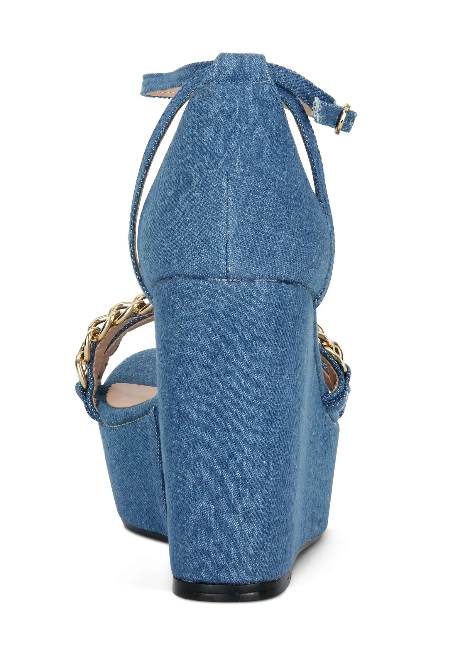 Denim Wedge - Denim Blue