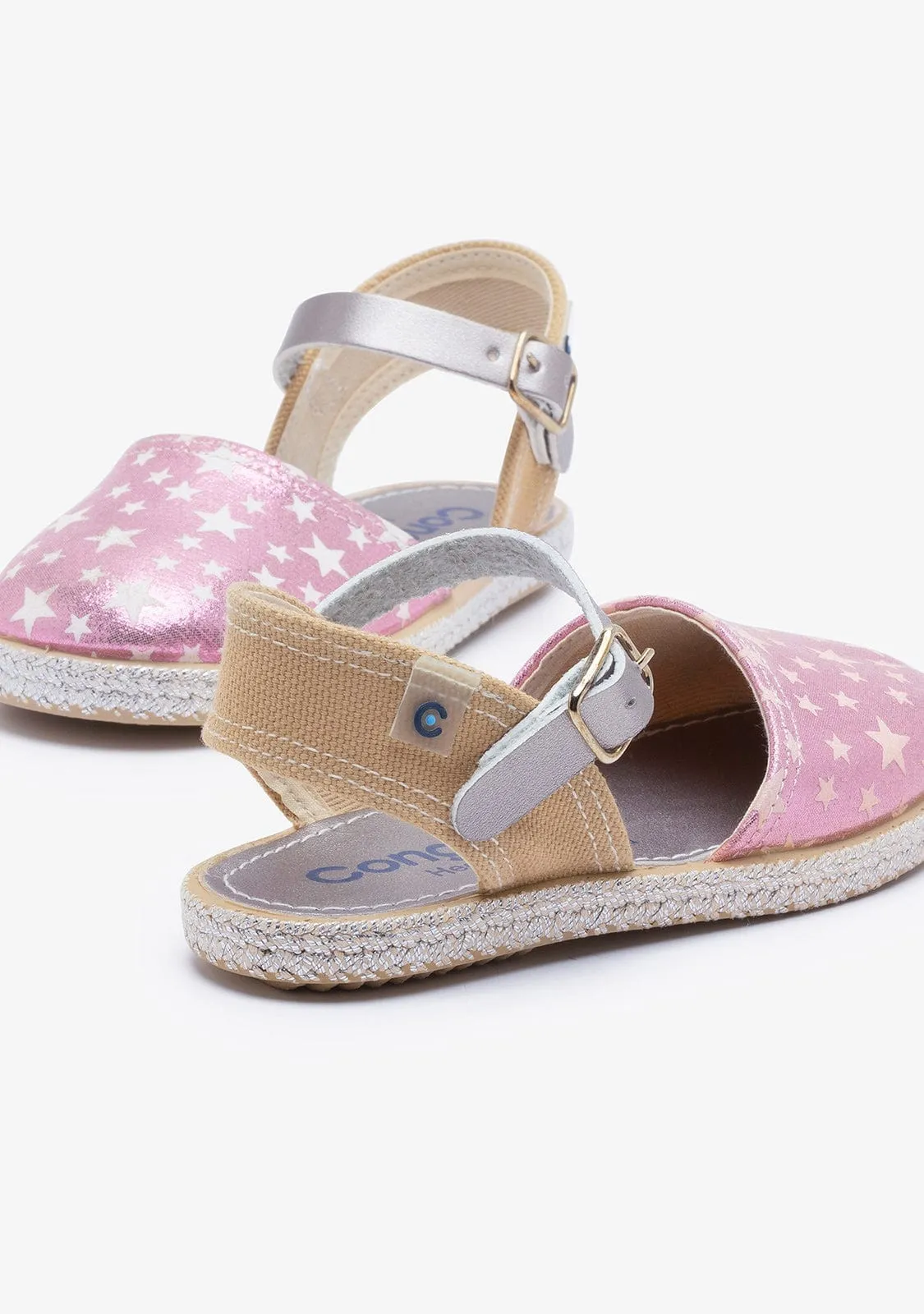 Girl's Star Pink Glow Espadrilles