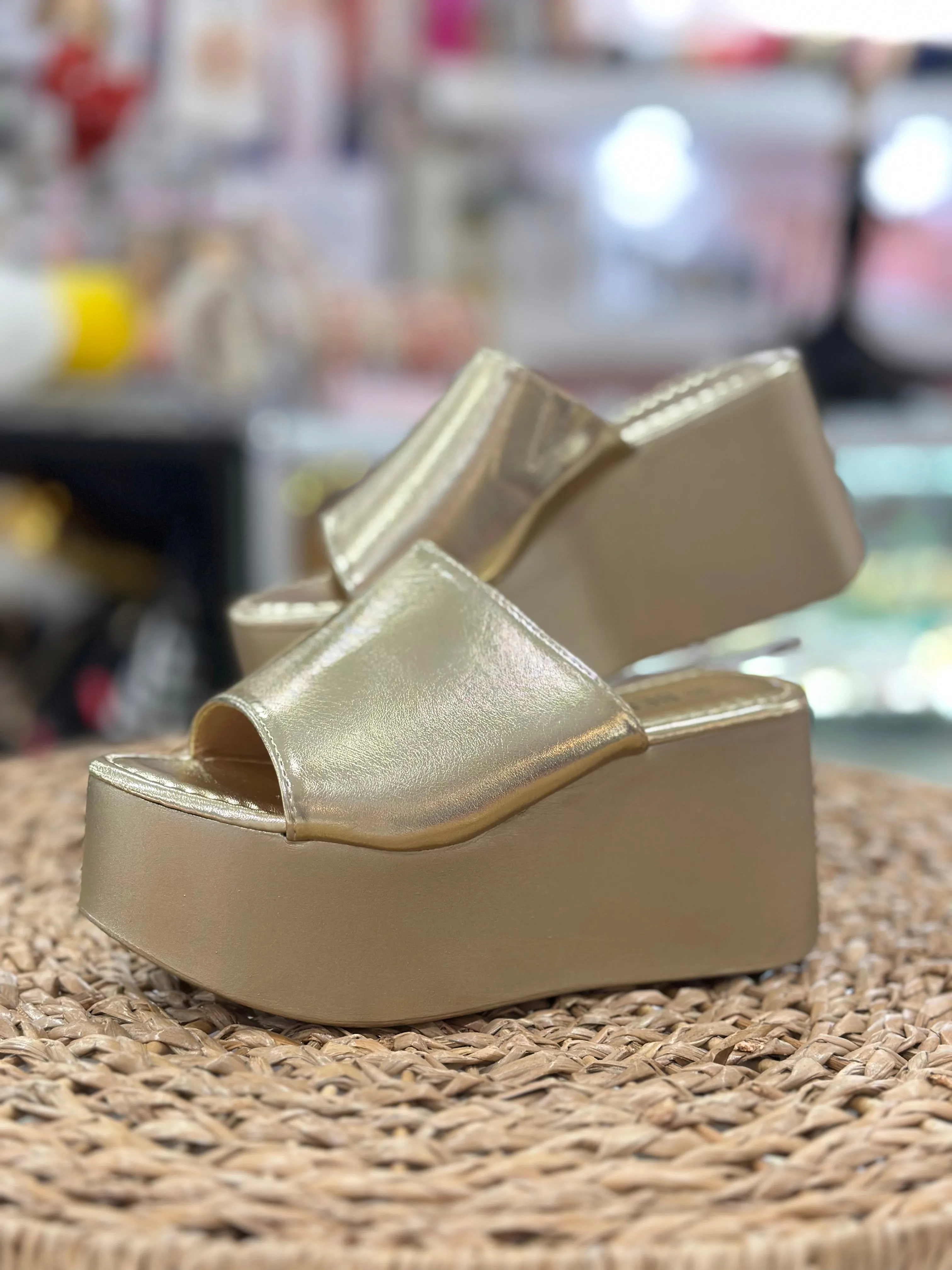 Gold Chic Wedge