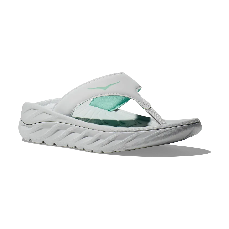 HOKA Women's ORA Recovery Flip Cosmic Grey/Seafoam