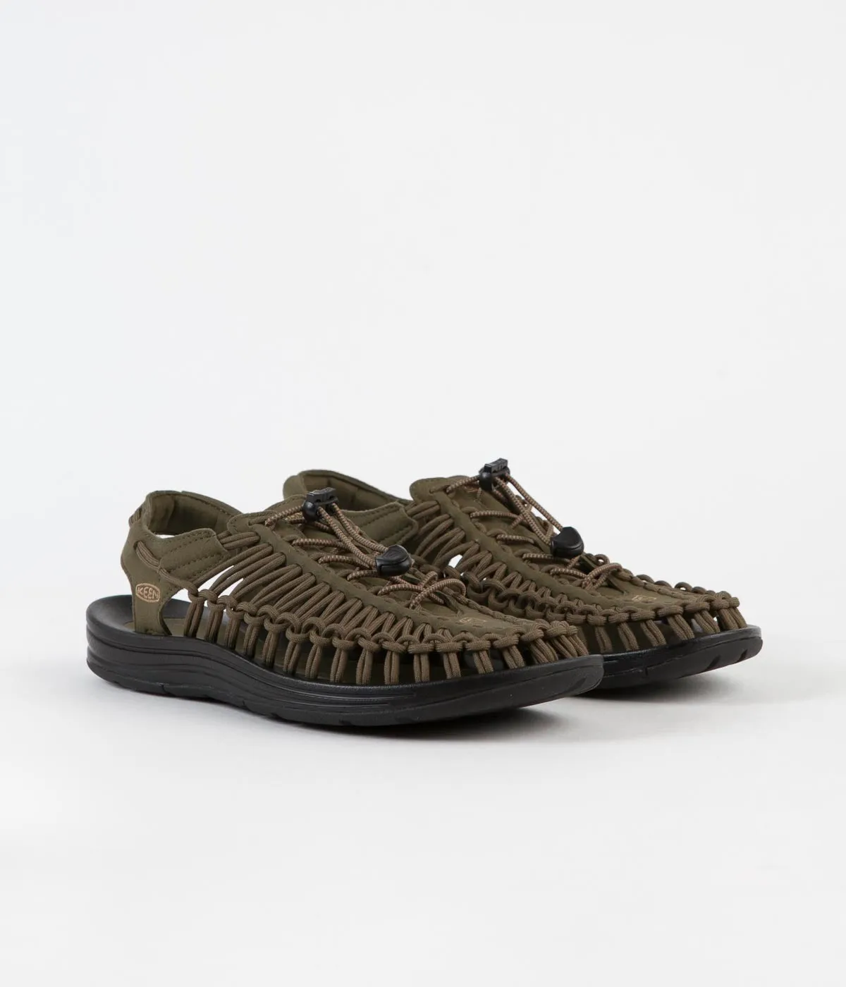 Keen Uneek Sandals - Dark Olive / Brown Sugar