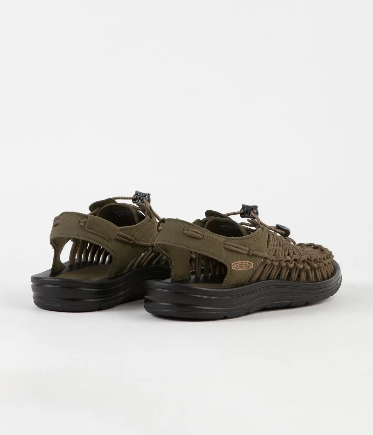 Keen Uneek Sandals - Dark Olive / Brown Sugar