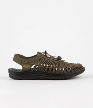 Keen Uneek Sandals - Dark Olive / Brown Sugar