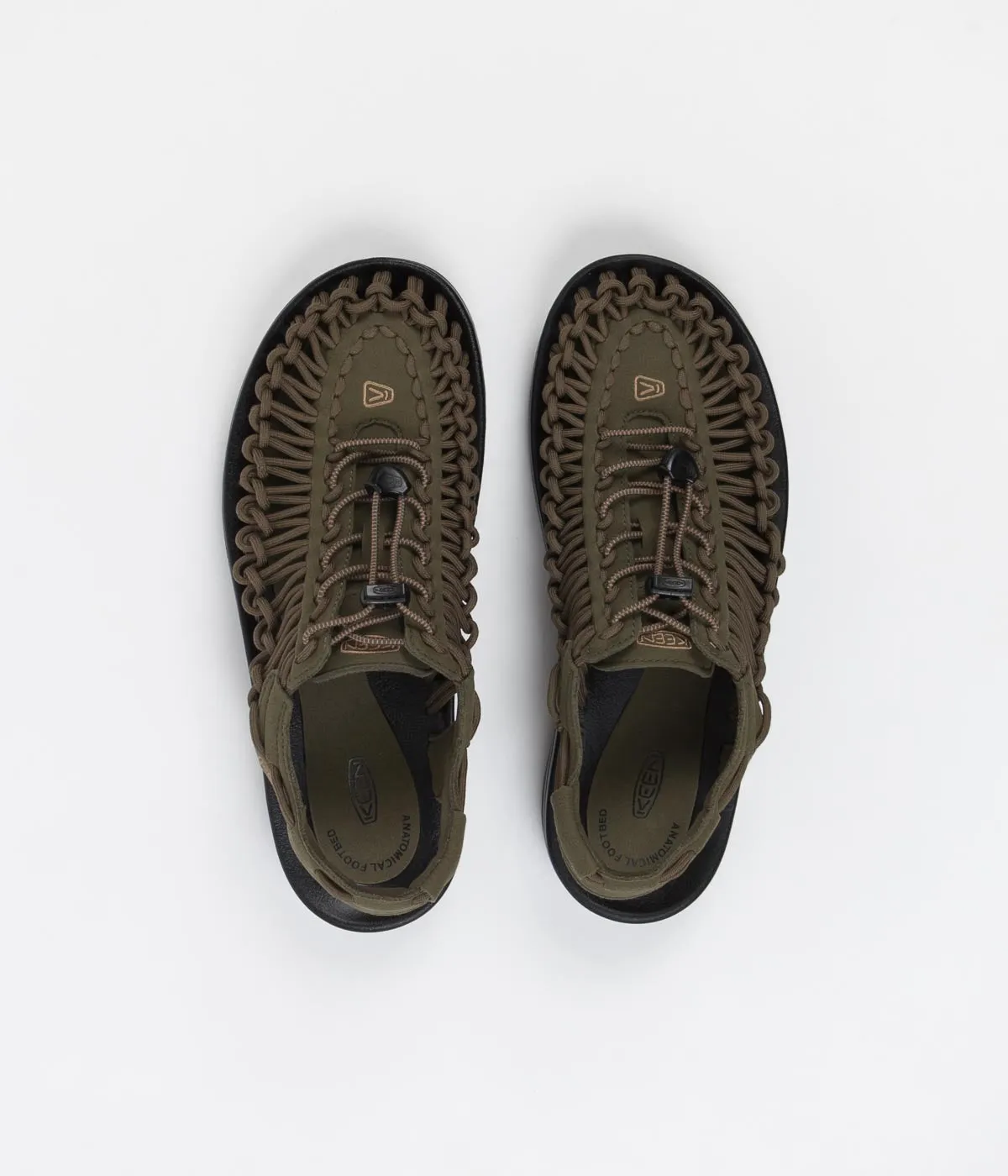 Keen Uneek Sandals - Dark Olive / Brown Sugar