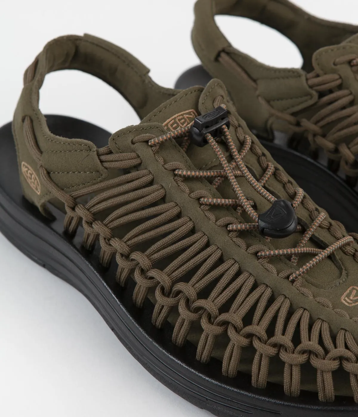 Keen Uneek Sandals - Dark Olive / Brown Sugar