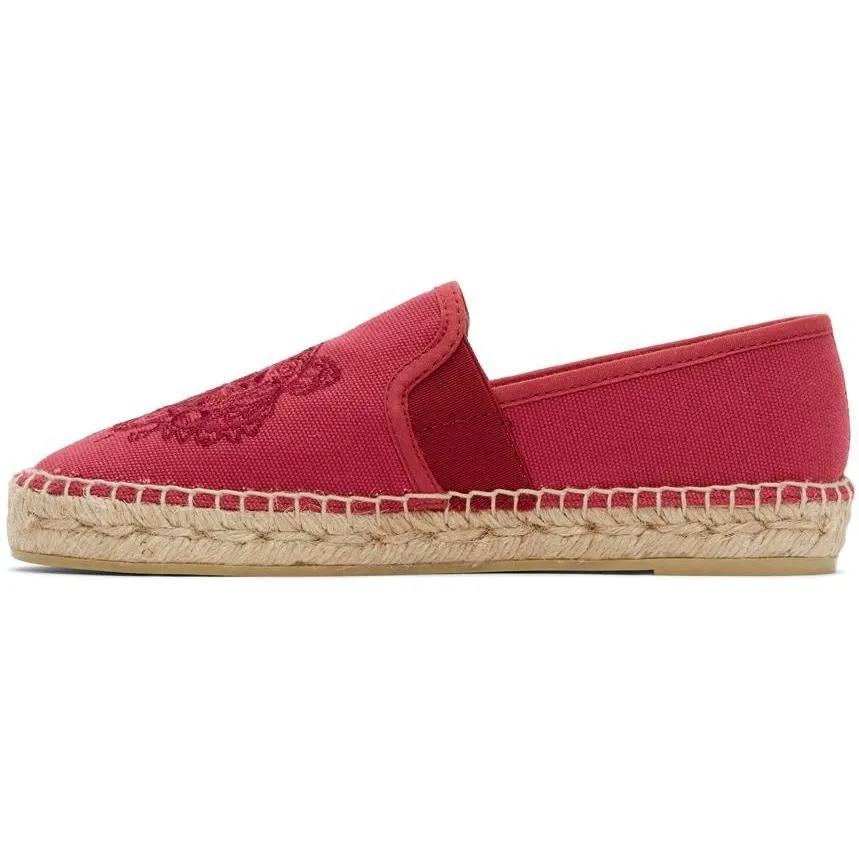 Kenzo Red Classic Tiger Espadrilles