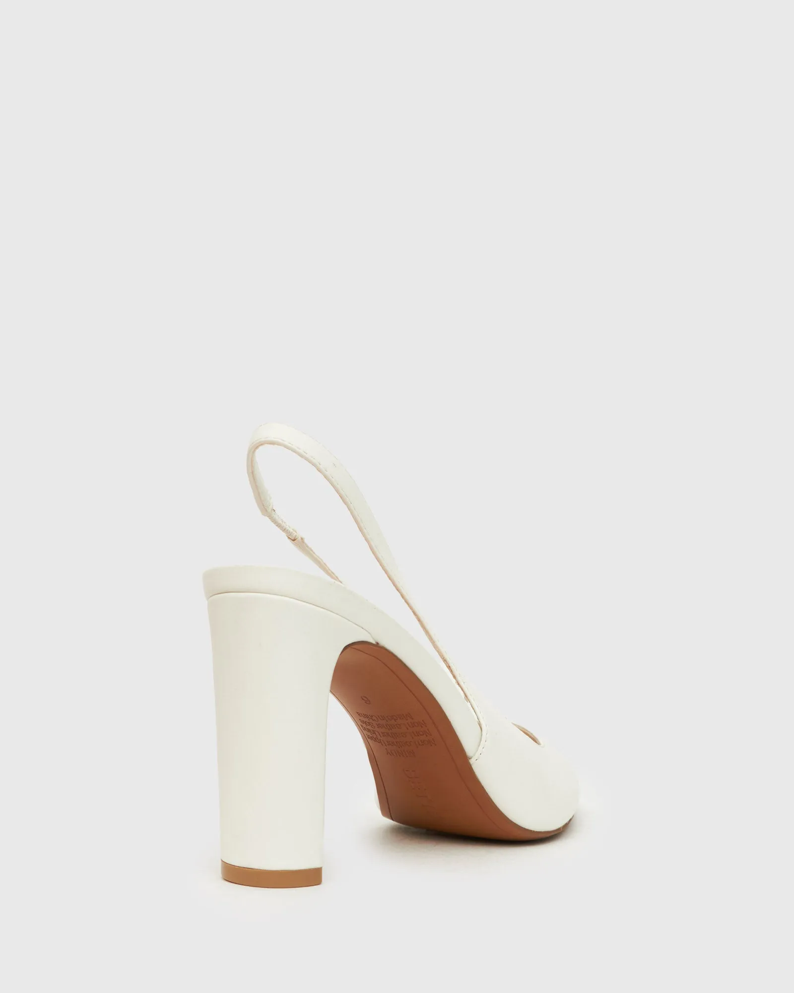MARVEL Slingback Block Heel Pumps