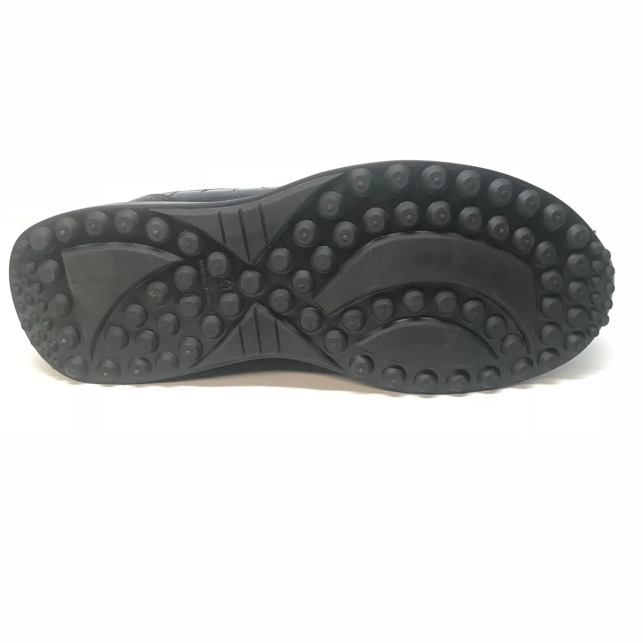 Mauri 8727 Navy Three tone Ostrich Leg Sneakers