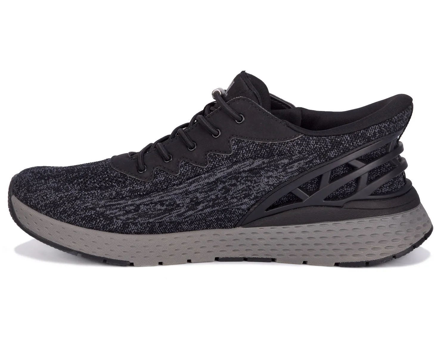 Men's Explore WIDE in Black Mesh Combo