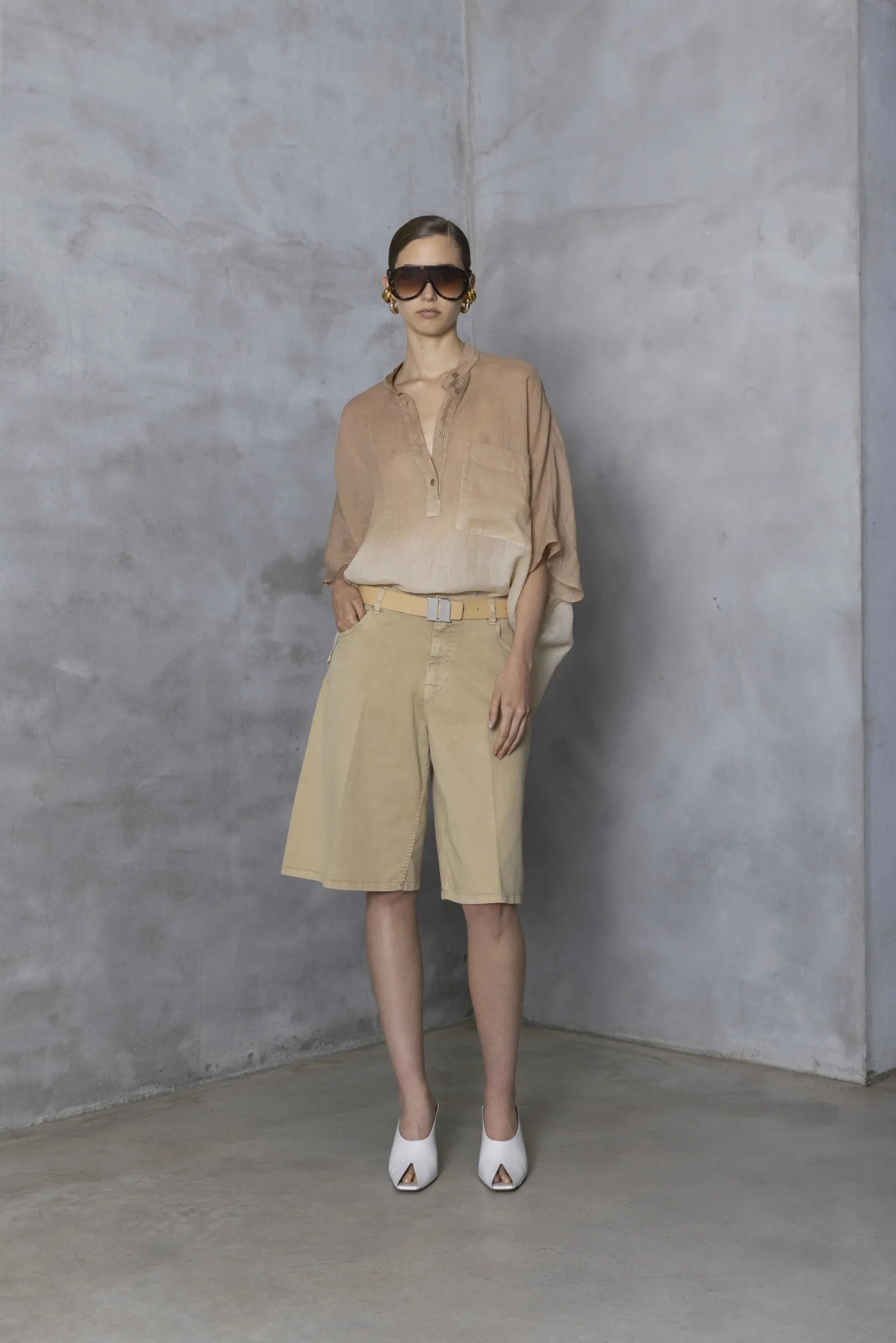 NUDE - OMBRE COTTON SHIRT