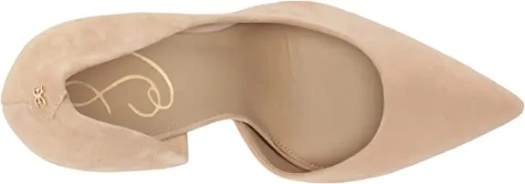 Sam Edelman Delores Cappuccino Pointed Toe Stiletto Heel Slip On Fashion Pumps