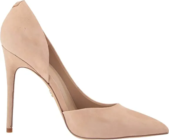 Sam Edelman Delores Cappuccino Pointed Toe Stiletto Heel Slip On Fashion Pumps