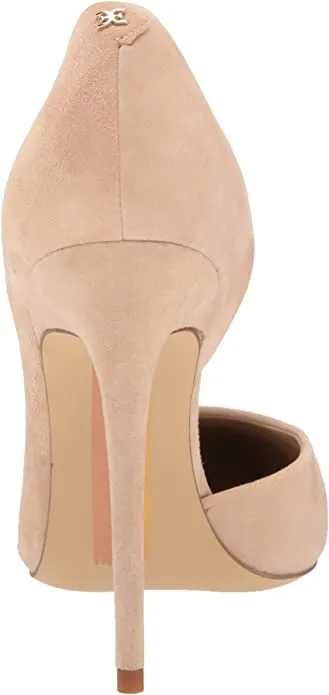 Sam Edelman Delores Cappuccino Pointed Toe Stiletto Heel Slip On Fashion Pumps