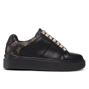 Scarpe Donna GUESS Sneakers Linea Haya Colore Black -  Brown