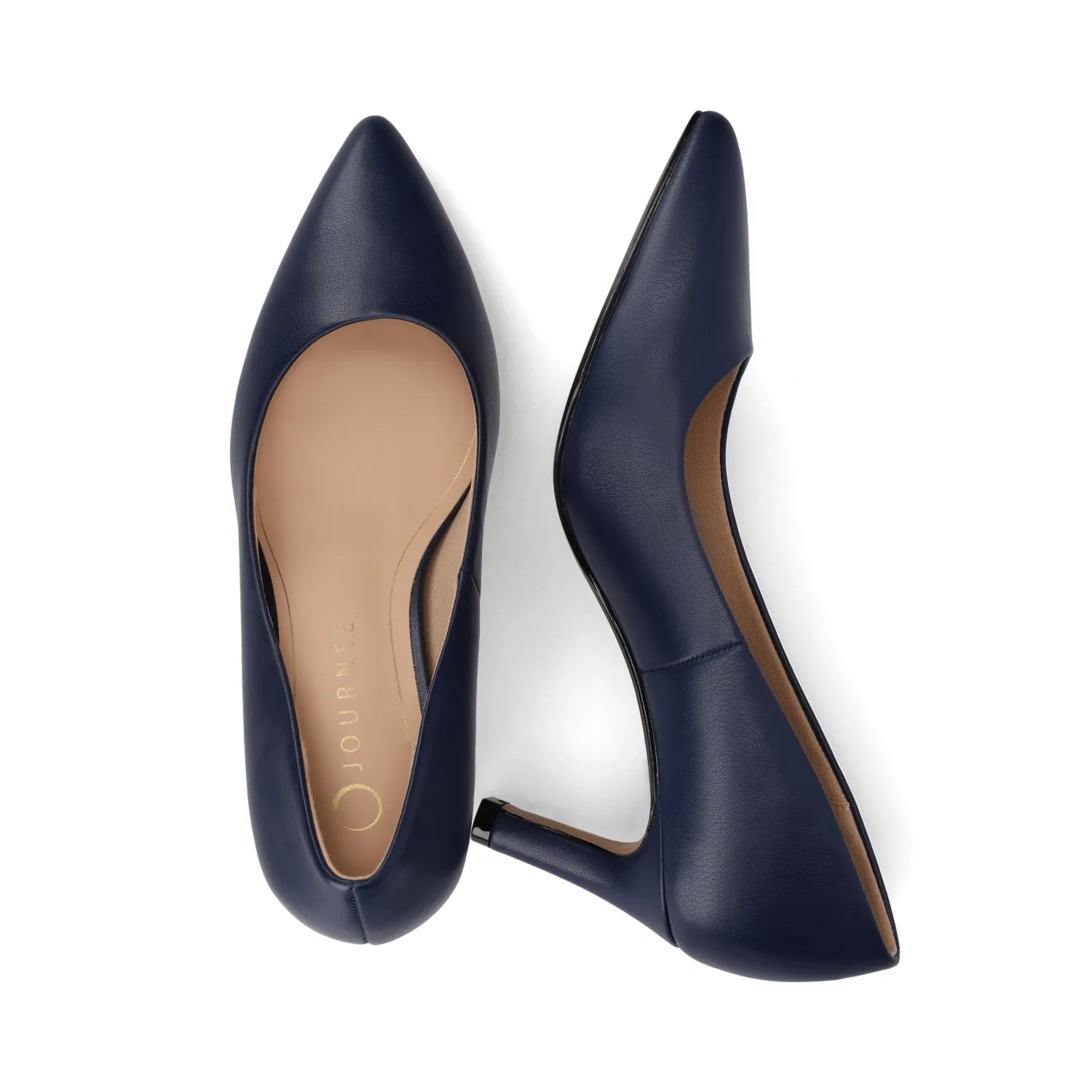 SCYLEE LEATHER STILETTO HEELS IN WIDE