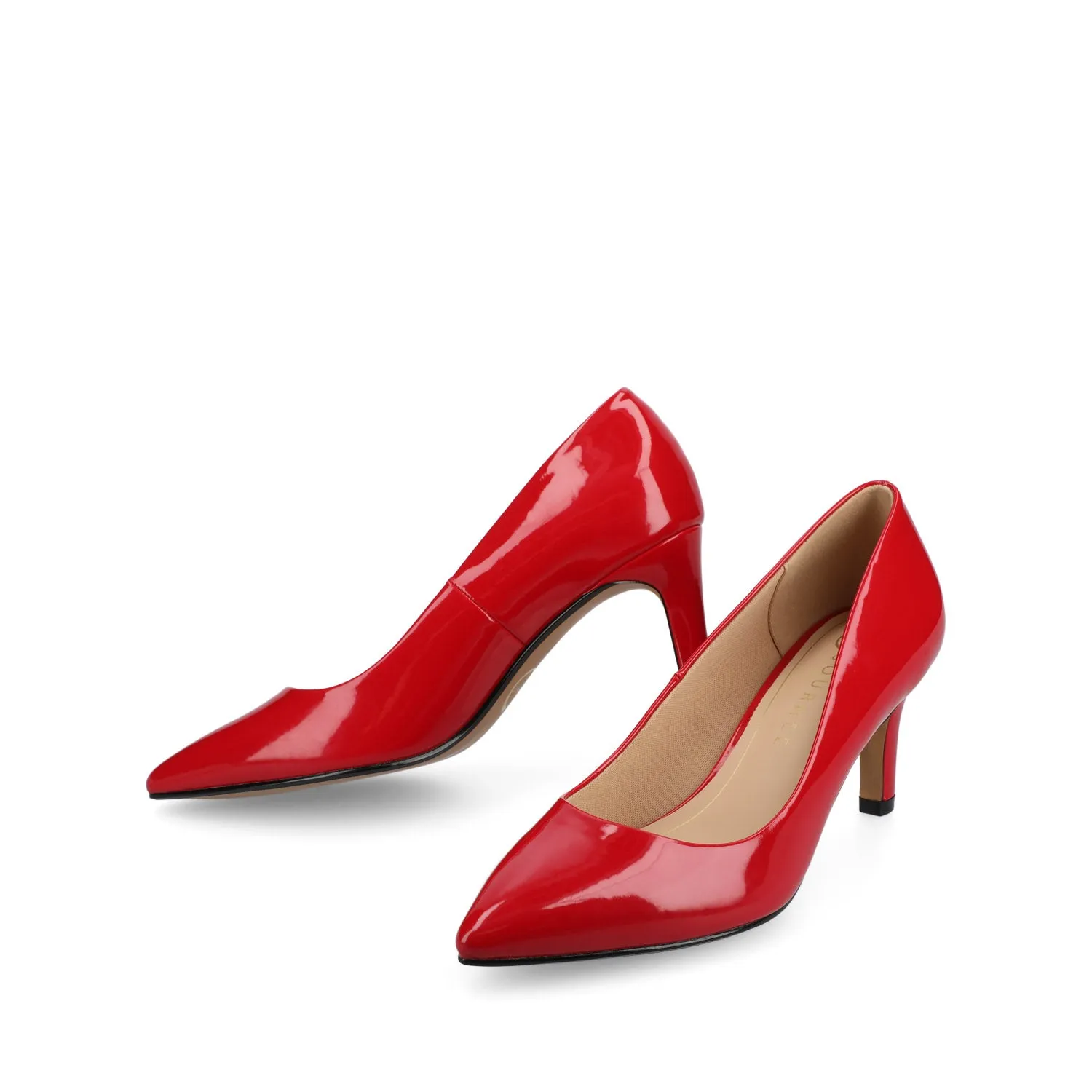 SCYLEE LEATHER STILETTO HEELS IN WIDE
