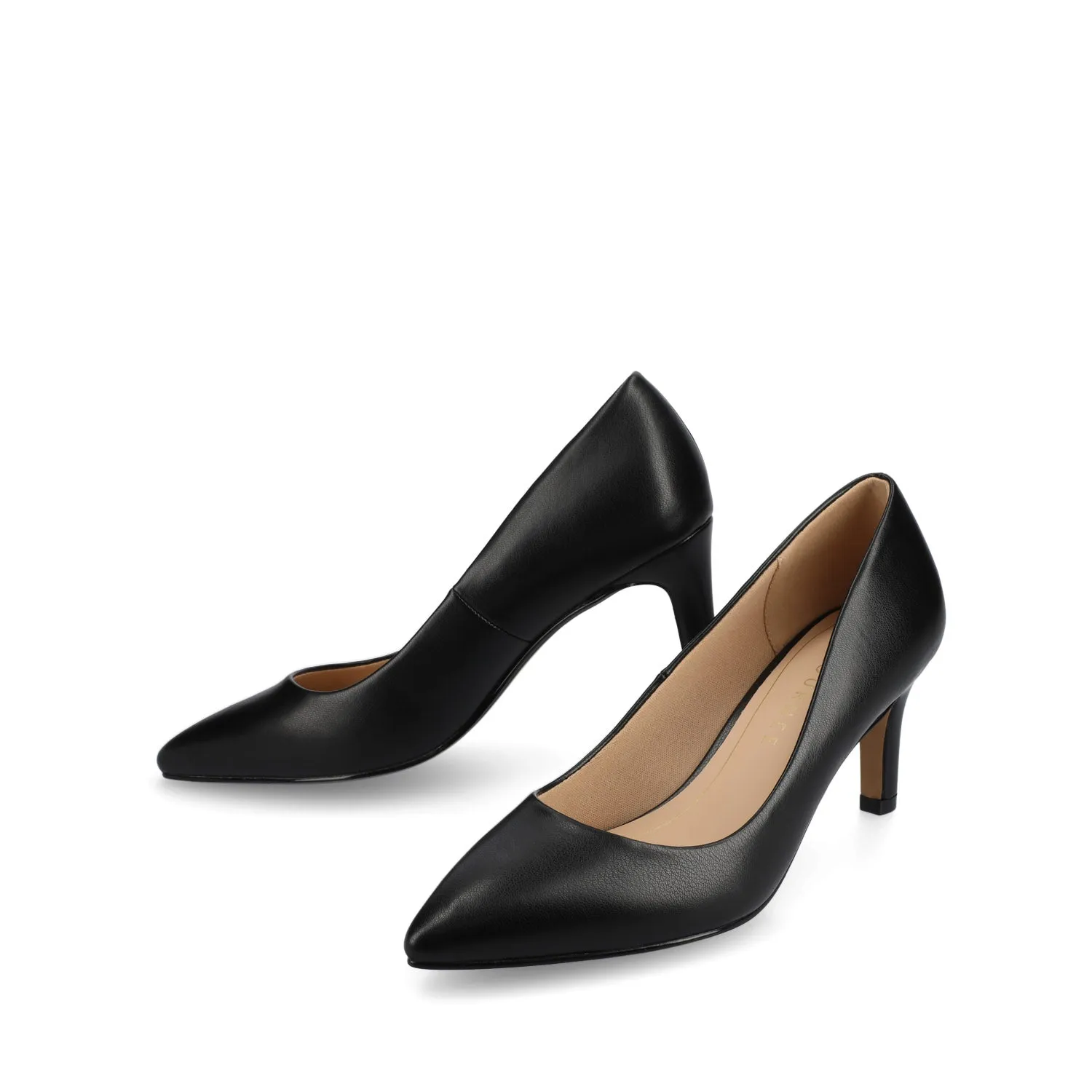 SCYLEE LEATHER STILETTO HEELS IN WIDE