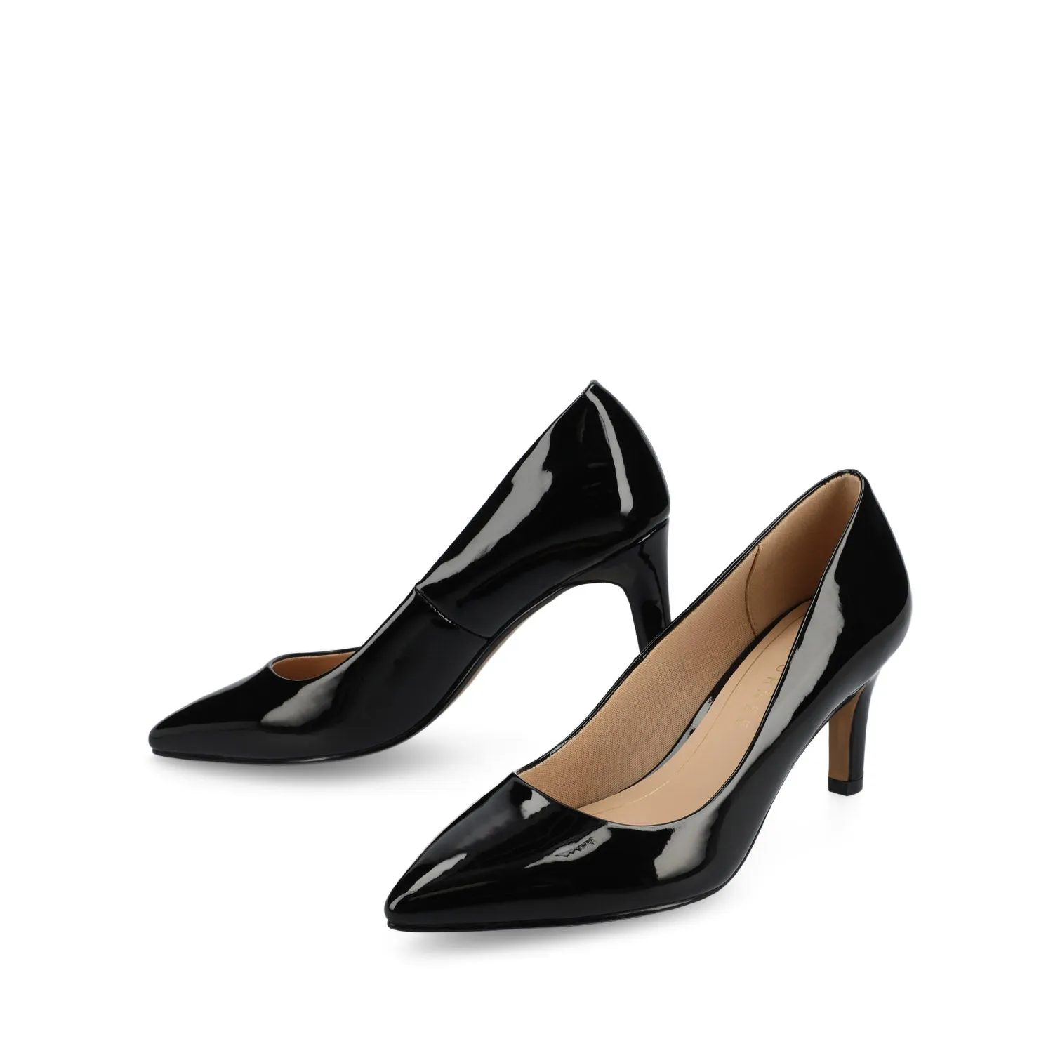SCYLEE LEATHER STILETTO HEELS IN WIDE