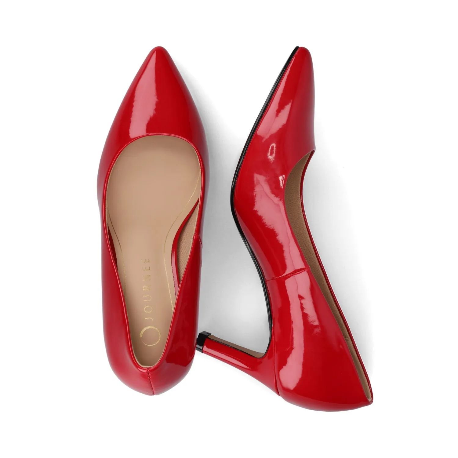 SCYLEE LEATHER STILETTO HEELS IN WIDE