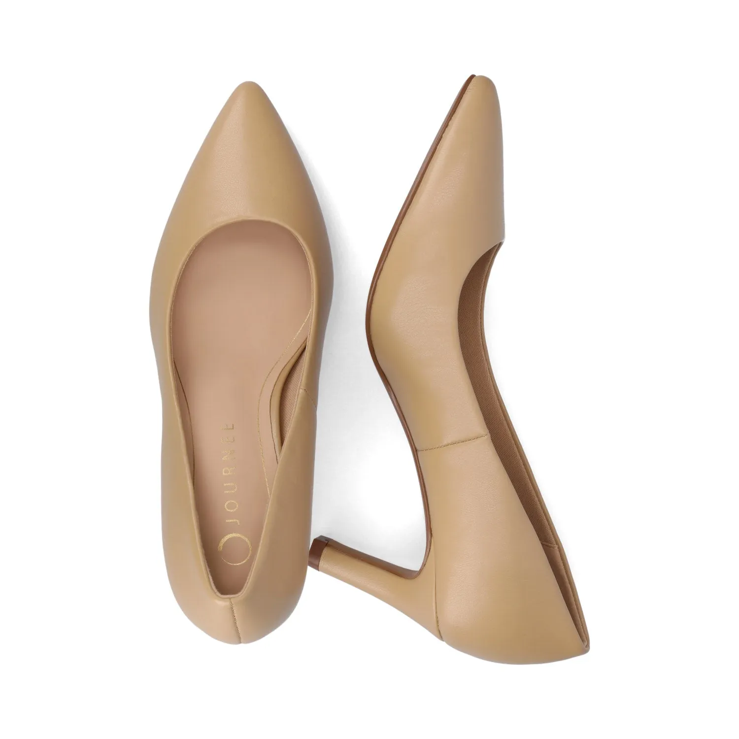 SCYLEE LEATHER STILETTO HEELS IN WIDE