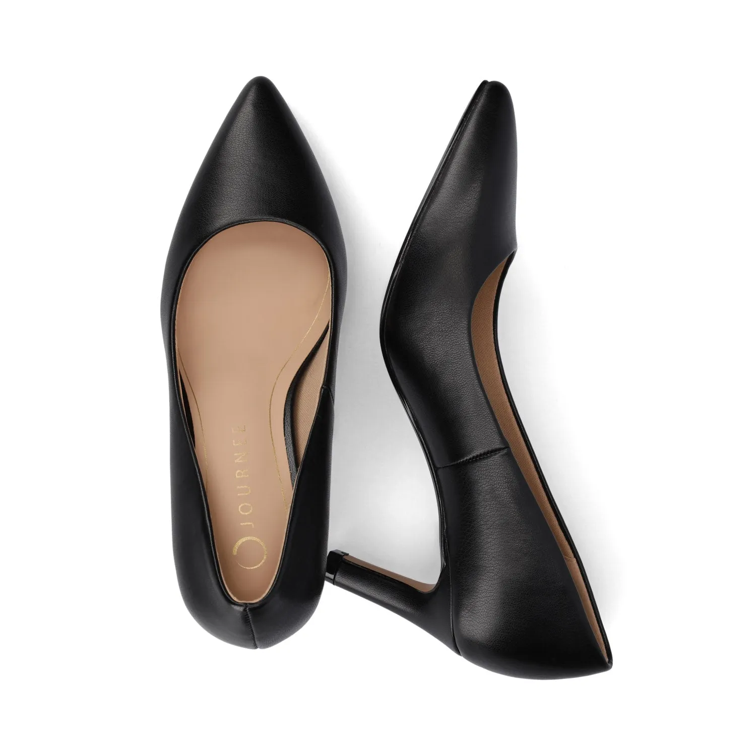 SCYLEE LEATHER STILETTO HEELS IN WIDE