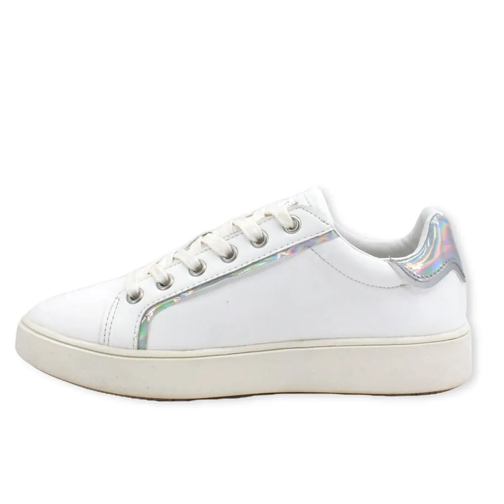 Sneakers Donna GUESS Colore White - Iridescent Linea Mely