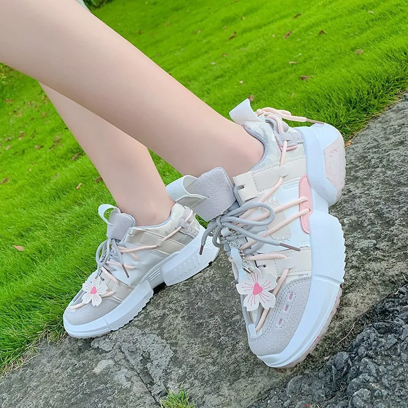 Toleet Korean Fashion Net Celebrity Platform Sneakers