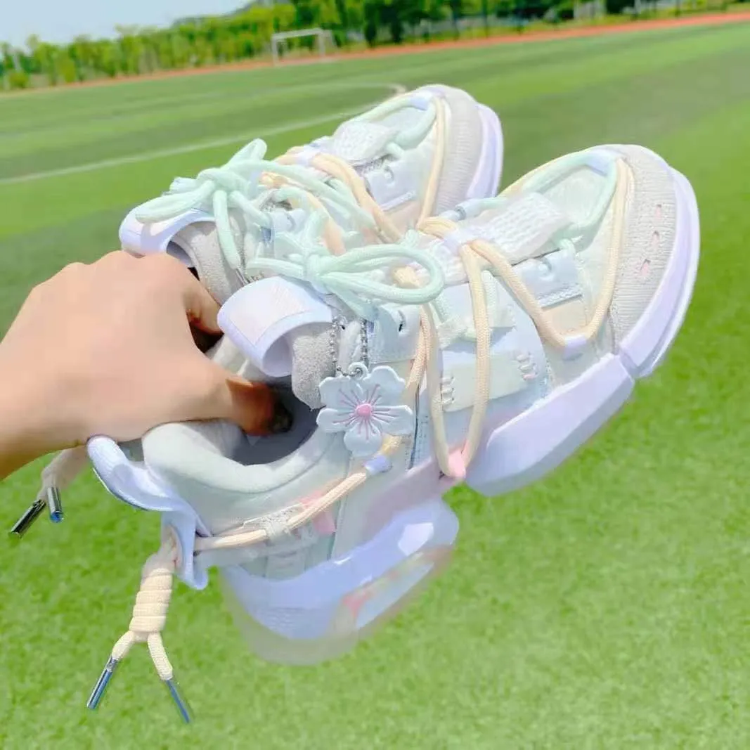 Toleet Korean Fashion Net Celebrity Platform Sneakers