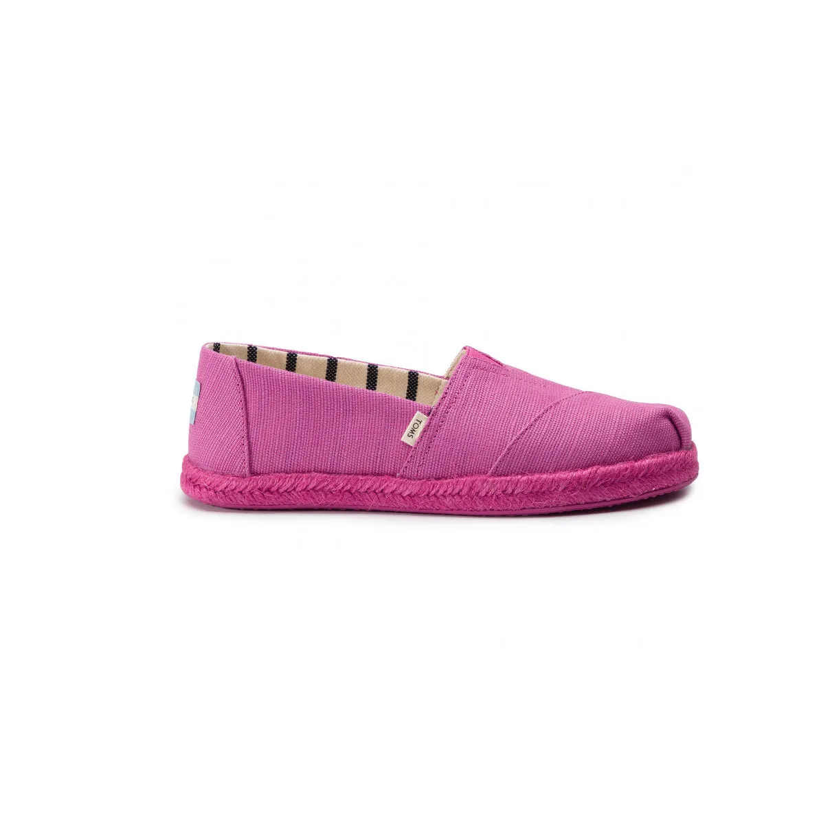 Toms Womens Alpargata Rope Heritage Canvas Espadrille Flats 10013513 Rose Violet