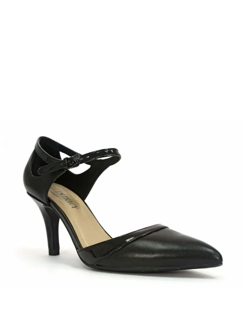 Women's Ellen Tracy - Becca  - Smooth Leather & Patent Pump